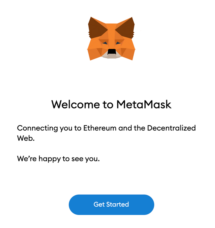 MetaMask Welcome